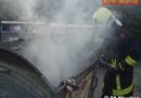 Oö: Brennender Altpapiercontainer in Eferding