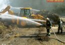 Nö: Brand am Kompostplatz in Gloggnitz