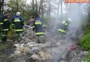 Oö: Morgendlicher Brand von Plastikfolien in Hartkirchen