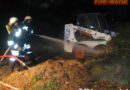 Nö: Brand von Häckselgut in Langenzersdorf
