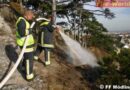Nö: Waldbrand  beim  „Schwarzen Turm“ in der Vorderbrühl in Mödling