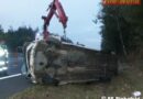Bgld: Überschlag mit Kleinbus auf der Südautobahn bei Pinkafeld