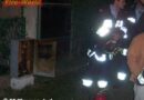 Nö: Zählerkasten in Wampersdorf fing Feuer