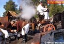 Oö: Löschen wie damals – nicht alltägliche Vorführung bei Rettermesse 2006