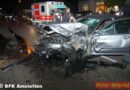 Nö: 7 beschädigte Pkws und mehrere Verletzte bei Unfall in Amstetten