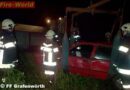 Nö: Von Fahrbahn abgekommen und Baum gestreift