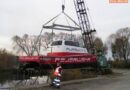 Bgld: Feuerwehrboot musste zurück ins Feuerwehrhaus