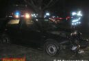 Bgld: Verkehrsunfall auf der B50 in Donnerskirchen – Pkw entwurzelte Baum