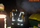Oö: Altpapiercontainerbrand beim alten Bräuhaus in Eferding