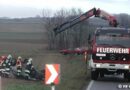 Nö: Endstation im Straßengraben – Unfall in Großweikersdorf