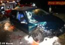 Sbg: FF Kuchl: 2 Fahrzeuge – 6 Insassen – ein Verkehrsunfall