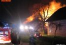 Oö: Bauernhausgroßbrand in Hörsching