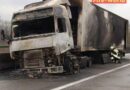 Nö: LKW-Brand auf A1 bei Amstetten