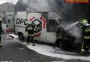 Nö: Transporterbrand in Mannersdorf am Leithagebirge