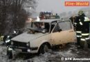 Nö: Leitschiene bohrte sich in Pkw (Seitenstetten)