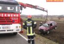 Nö: Pkw-Überschlag ins Feld bei Eggenburg