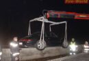 Nö: Porsche kollidierte auf A4 mit Mittelleitwand