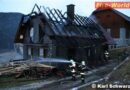 Stmk: Brand eines Wohnhauses in Kathal bei Obdach