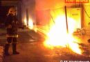 Oö: Containerbrand beim Maximarkt in Vöcklabruck