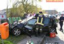 Oö: Schwerer Unfall mit Lkw, Klein-Lkw und 2 Pkw in Ansfelden