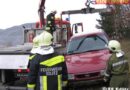 Nö: Unfallautobergung durch die FF Edlitz