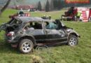 Stmk: Krieglach Alpl: Pkw mehrfach überschlagen. 4 Verletzte