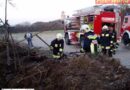 Nö: Brand von Grünschnitt und Türöffnung in Maria Enzersdorf