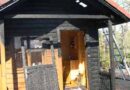 Oö: Gartenhüttenbrand drohte auf Wohnhaus überzuspringen