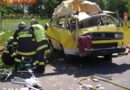 Oö: Schwerer Unfall mit Vw-Transporter auf der A1 bei Sattledt