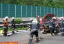 St: Schwerer Verkehrsunfall mit 3 verletzten Personen auf der A9