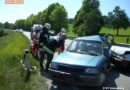 Oö: Großübung an der B141- Ortschaft Grausgrub