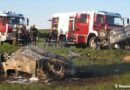 Nö: Pkw-Lenker nach Frontalkollision bei Margarethen im Wrack verbrannt