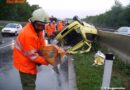 Oö: Verkehrsunfall auf der A8 der Innkreisautobahn- 3 Personen verletzt
