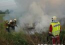 Nö: Pkw-Brand auf der A2 für die FF Wr.Neudorf