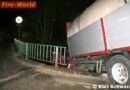 Stmk: Lkw-Führerhaus bei Unfall auf der B 78 in Obdach aufgekippt