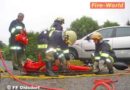 Oö: Feuerwehrübung im Grenzgebiet