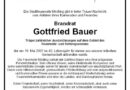 Abschied von BR Gottfried Bauer und Begräbnis