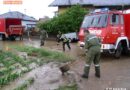 Oö: Unwetter hält Feuerwehr Schärding auf Trab