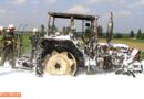 Nö: Traktor brannte komplett aus