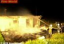 Nö: Wohnhaus in Vollbrand in Waidhofen an der Ybbs