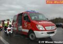 Nö: Menschenrettung A2 in Wr. Neudorf – neues Voraus erstmals im Einsatz