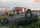 Oö: Überschlag mit Pkw auf der B 133 bei Alkoven