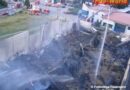 Deutschland: Großbrand in einem Möbelmarkt in Cham