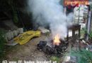 Nö: Brand in  aufgelassenem Kleingarten