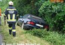 Nö: Verkehrsunfall auf der regennassen B210