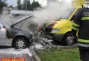 Oö: Abgestellter Pkw wurde ein Raub der Flammen