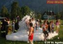 Oö: Übung der Feuerwehrjugend St. Agatha in der Volksschule