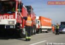 Nö: Pannen-Pkw von Lkw auf der A2 Höhe SCS gerammt