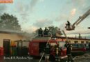 Bgld: Containerbrand neben Seerestaurant in Weiden
