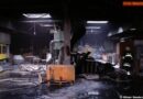 Oö: Großbrand beim Badewannenhersteller Polypex in Wels